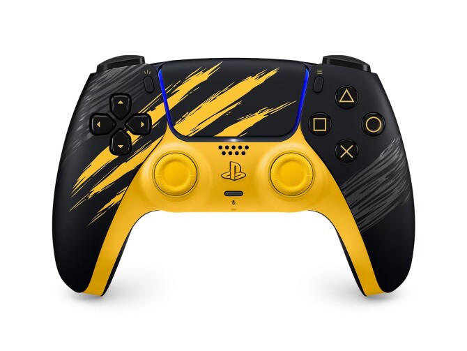 DualSense® Wireless Controller – Marvel’s Wolverine Battle Yellow Limited Edition